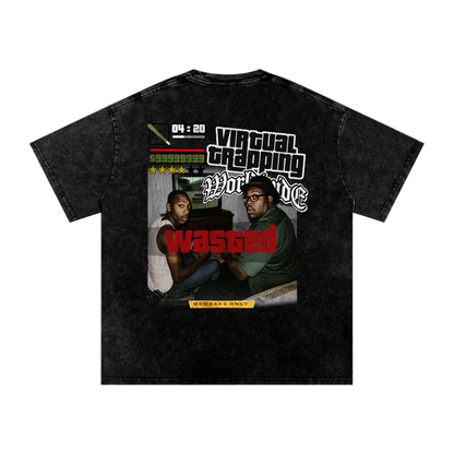 Acid Wash Oversize T-Shirt - 250 GSM