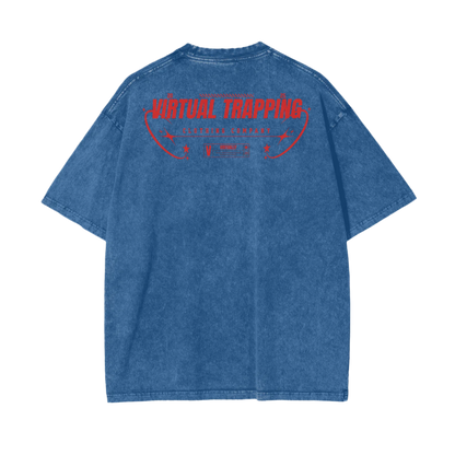 "Visions" Oversize Snow Washed T-Shirt
