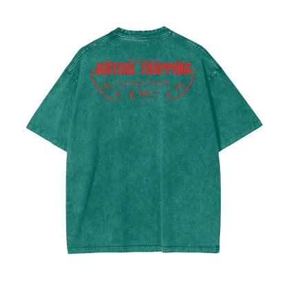 "Visions" Oversize Snow Washed T-Shirt