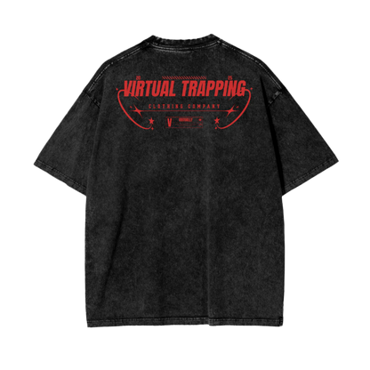 "Visions" Oversize Snow Washed T-Shirt