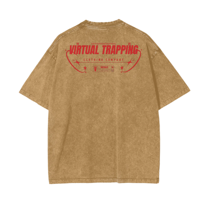 "Visions" Oversize Snow Washed T-Shirt