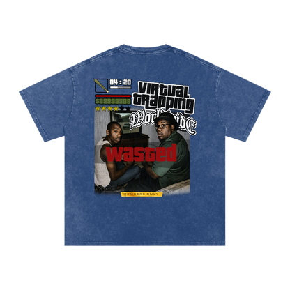 Acid Wash Oversize T-Shirt - 250 GSM