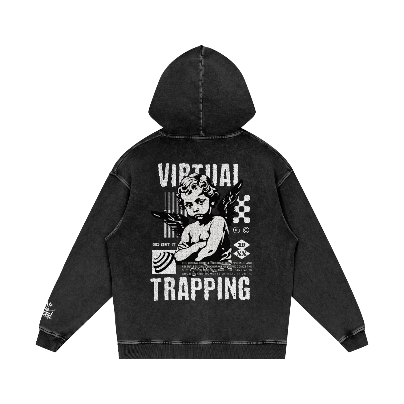 Acid Wash Oversize Hoodie - 420 GSM