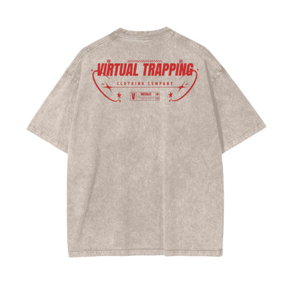 "Visions" Oversize Snow Washed T-Shirt